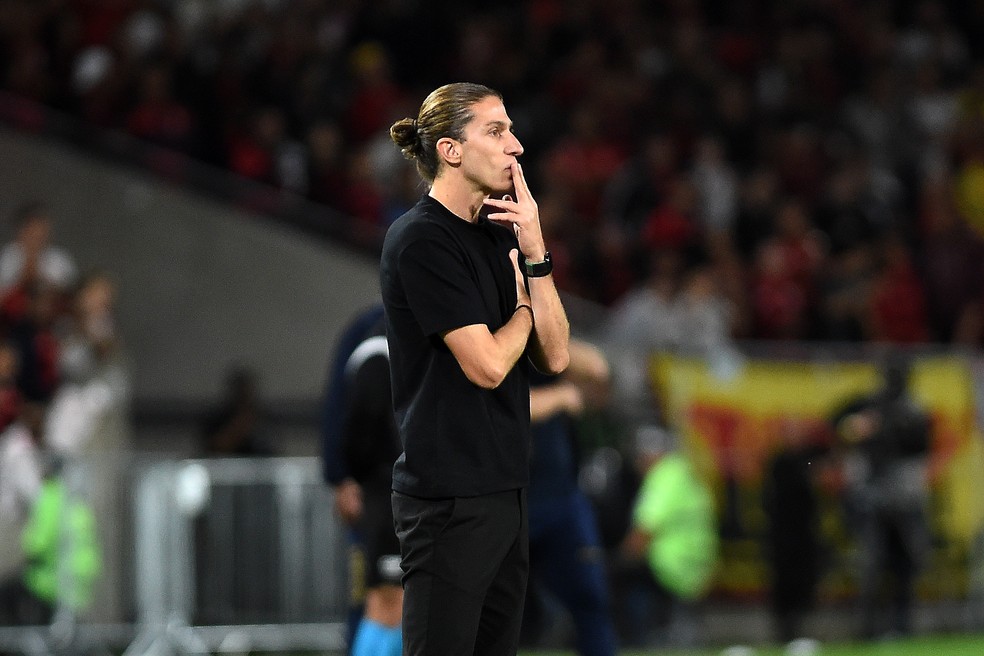 Filipe Luís em Flamengo x Mirassol — Foto: Alexandre Durão