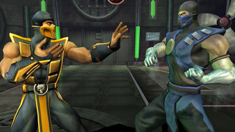 Sub-Zero e Scorpion no Mortal Kombat: Armaggeddon — Foto: Reprodução/MK: Armaggeddon