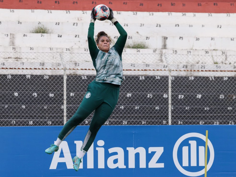 Goleira Natascha, do Palmeiras — Foto: Divulgação Palmeiras