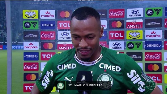 "Vamos disfrutar", comemora Marlon Freitas após classificação do Palmeiras - Programa: Segue o Jogo 