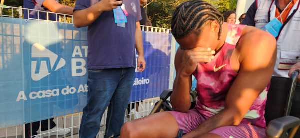 Paulo Andre falls on Brazil Athletics Cup, cries, leaves in wheelchair | Olympics