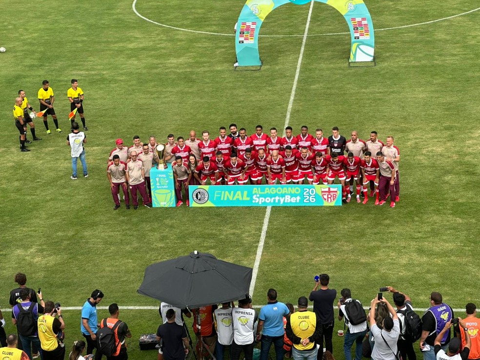 Pôster do CRB - Final de 2026 — Foto: Rodrigo Cedro/TV Asa Branca