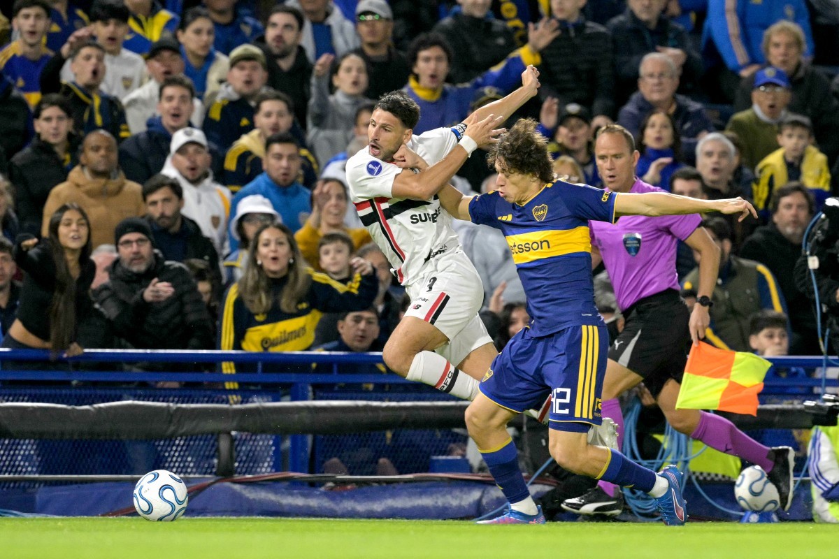 Calleri recebe terceiro amarelo e desfalca São Paulo na partida de volta contra o Boca Juniors