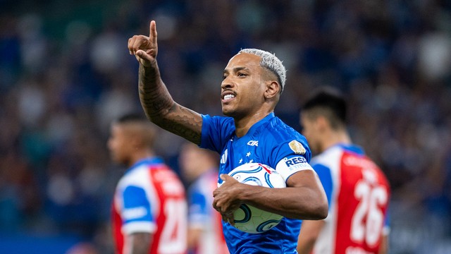 Matheus Pereira marcou o gol do Cruzeiro na partida
