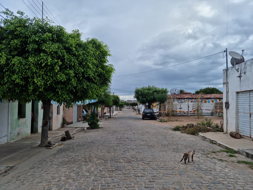 Arredores do bairro de Angelim, em Sousa, cidade do sertão da Paraíba e refúgio do atacante do Botafogo — Foto: Camila Sousa/ge
