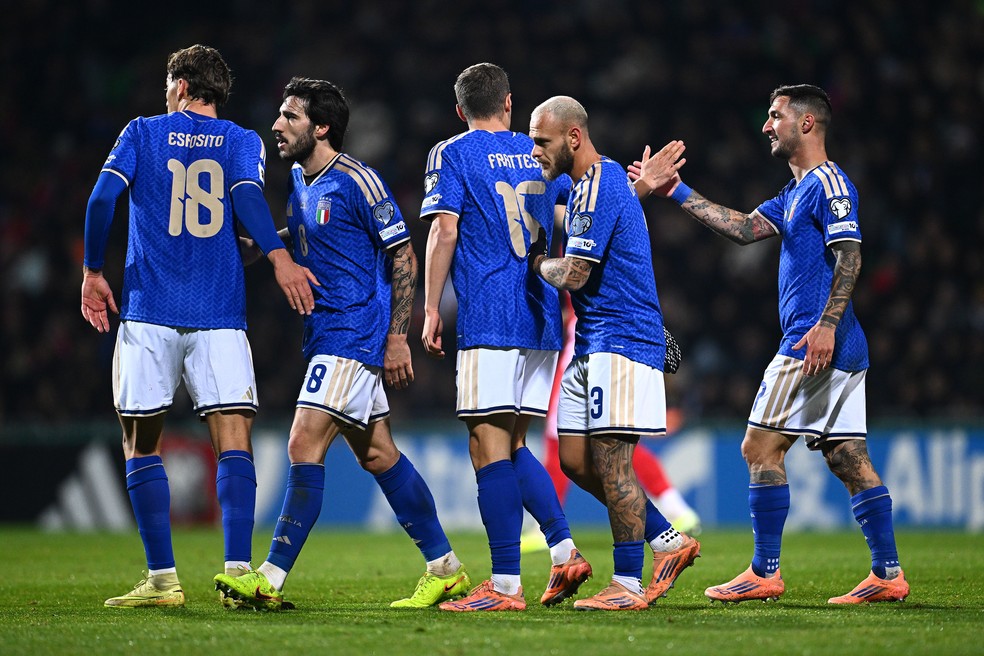 Itália vence a Moldávia nas eliminatórias da Europa — Foto: Getty Images