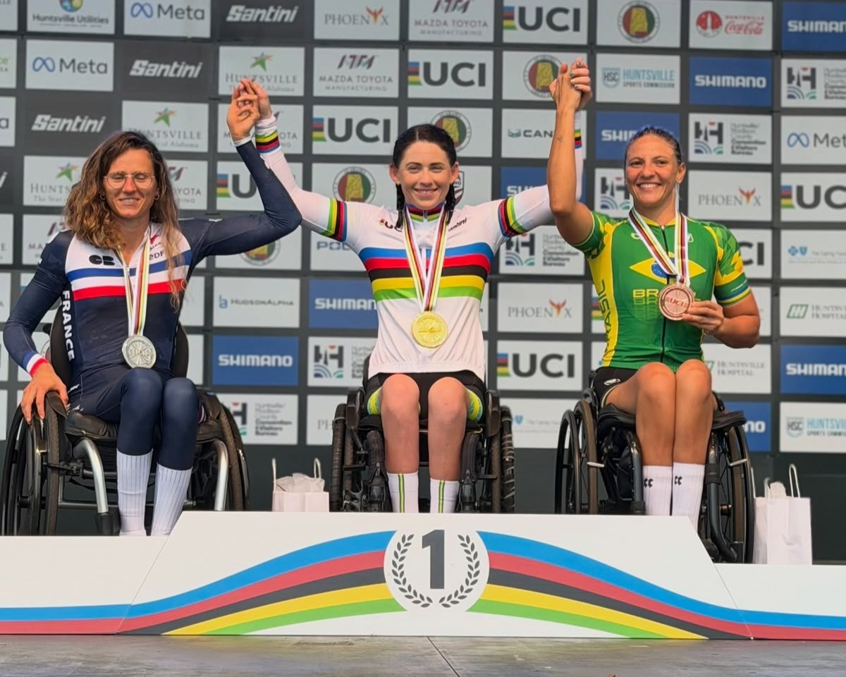 Jéssica Messali conquista bronze no Mundial de Paraciclismo