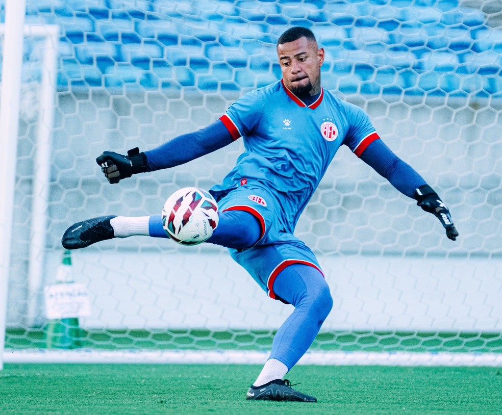 Renan Bragança é a segurança do América-RN, que tem a melhor defesa da Série D — Foto: Edmário Oliveira/América FC