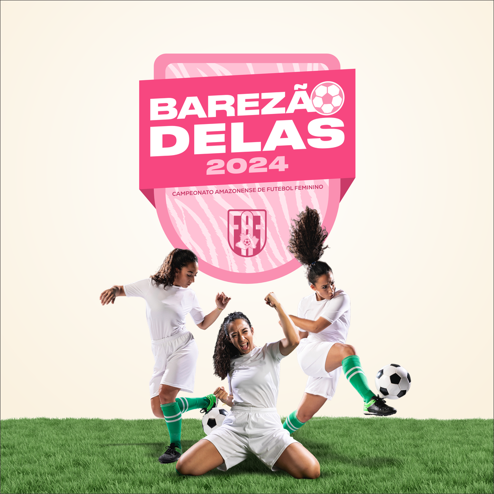 Logomarca do Campeonato Amazonense feminino — Foto: Divulgação/FAF