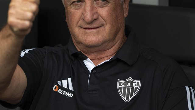 Felipão, técnico do Atlético-MG, durante o jogo contra o América-MG