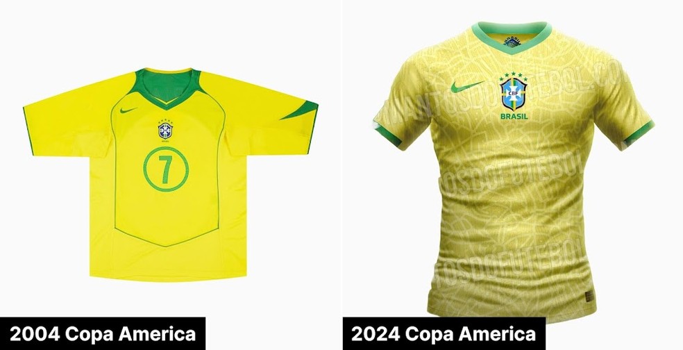 Site vaza camisas da seleção brasileira feminina para a Copa do