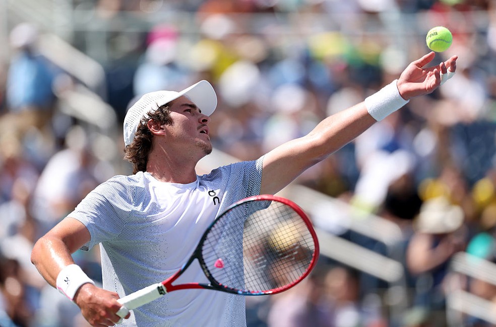 João Fonseca confirma participação em ATP 250 de Bruxelas — Foto: Elsa/Getty Images