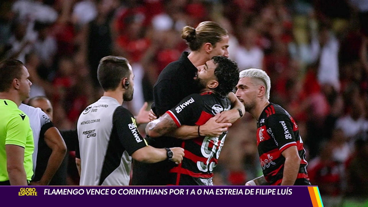 Flamengo vence o Corinthians por 1 a 0 na estreiajogo bolas coloridas grátisFilipe Luís