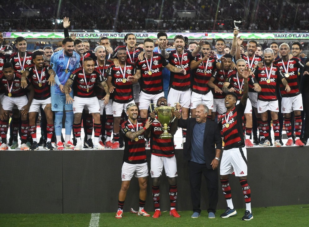 Flamengo campeão carioca de 2025 — Foto: André Durão