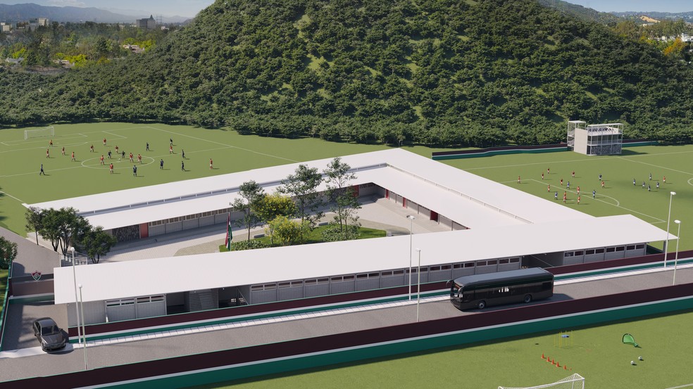 Projeto de modernização do CT da base do Fluminense, em Xerém — Foto: Divulgação