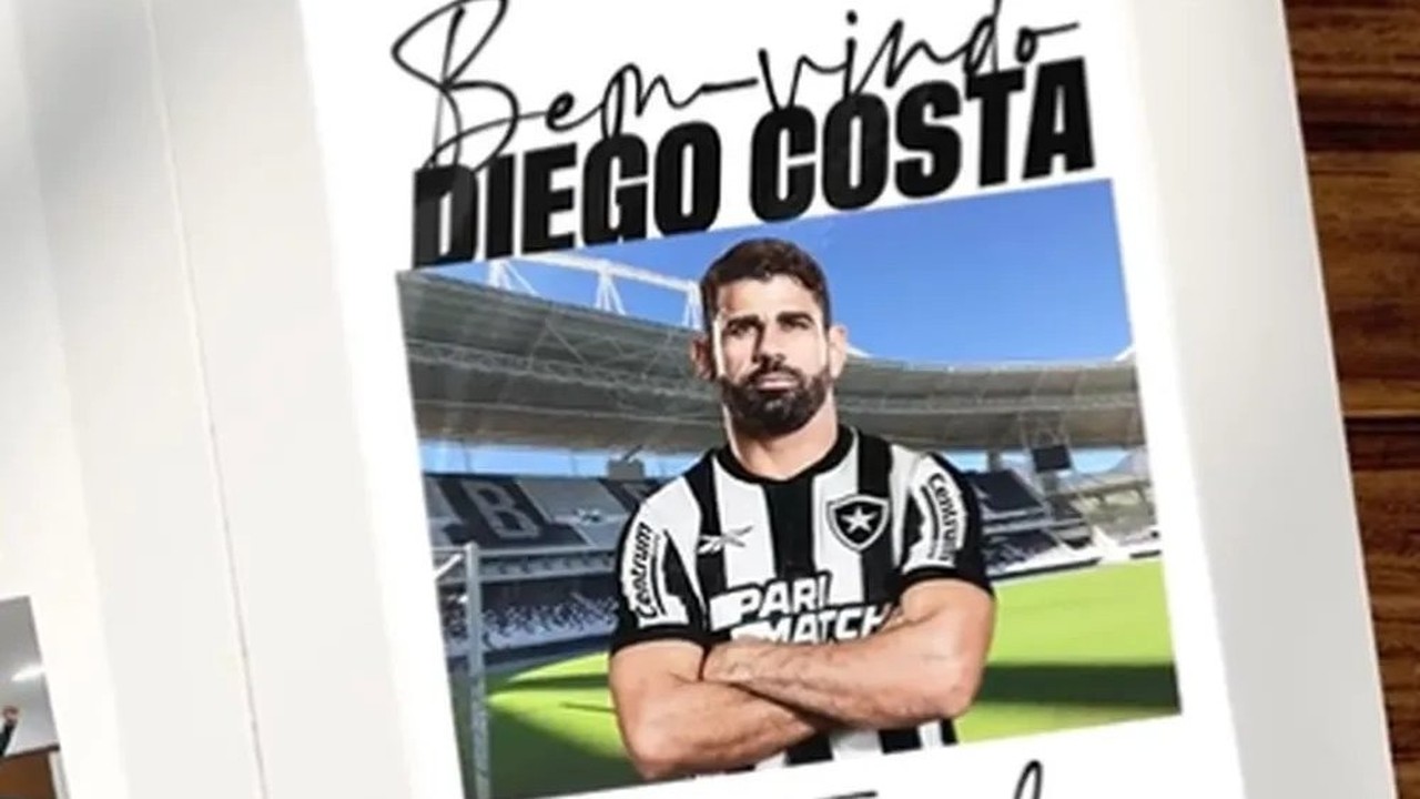 Confira gols e lances de Diego Costa, novo atacante do Botafogo