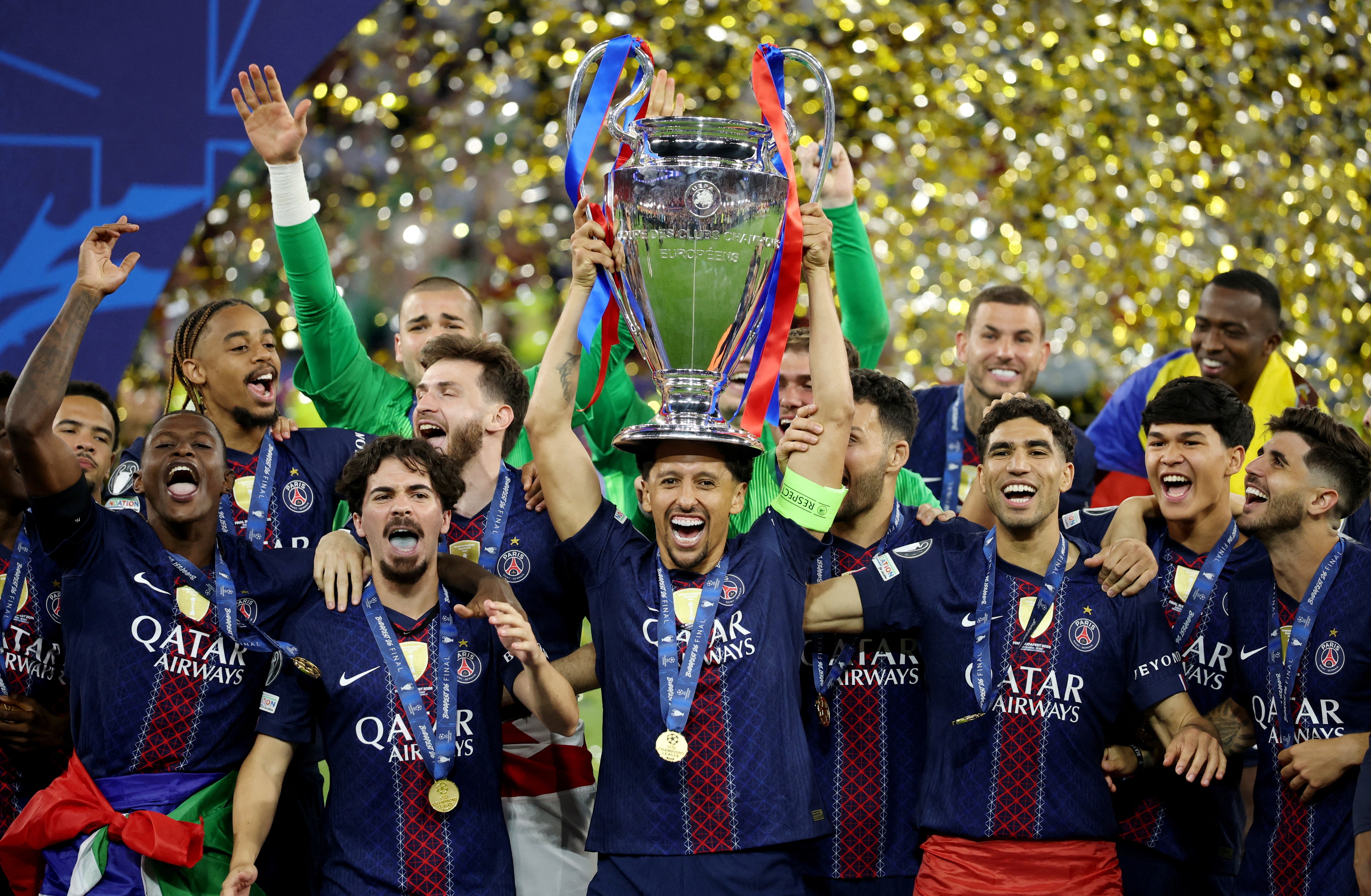 Marquinhos tranquiliza após ser substituído na final da Champions: "Câimbras muito fortes"