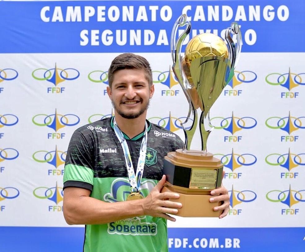 Gabriel Alves  o novo zagueiro do Nacional de Patos  Foto: Alan Rones