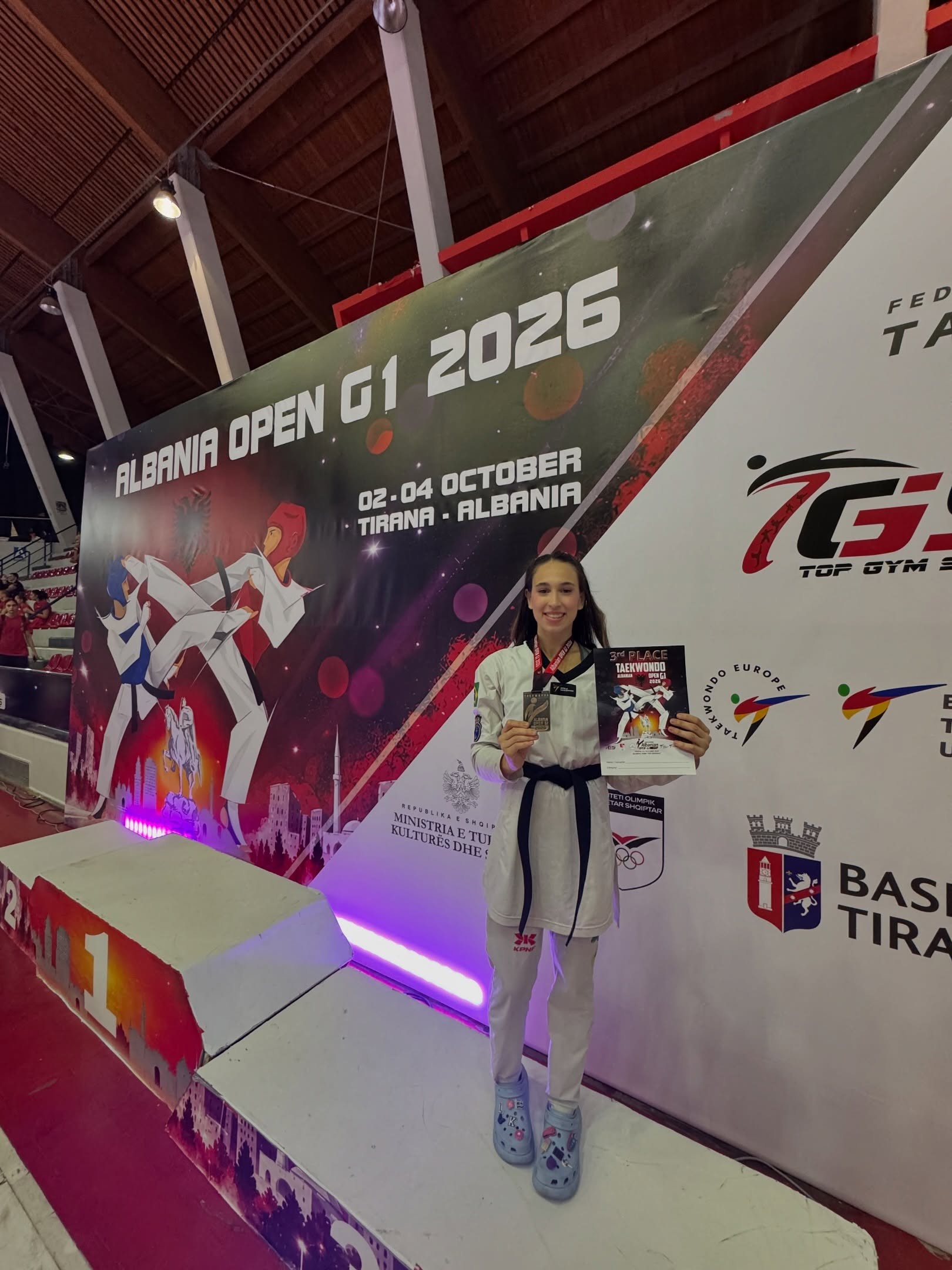 Larissa Rossi conquista bronze na Albânia e fatura primeiro pódio na Europa