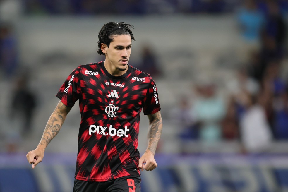 Pedro busca recuperar espao no Flamengo aps leso  Foto: Gilson Lobo/AGIF