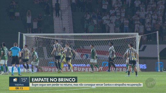 Análise: desempenho contra o Santos consolida o resgate da esperança de um "novo Guarani" - Programa: Bom Dia Cidade - Campinas/Piracicaba 