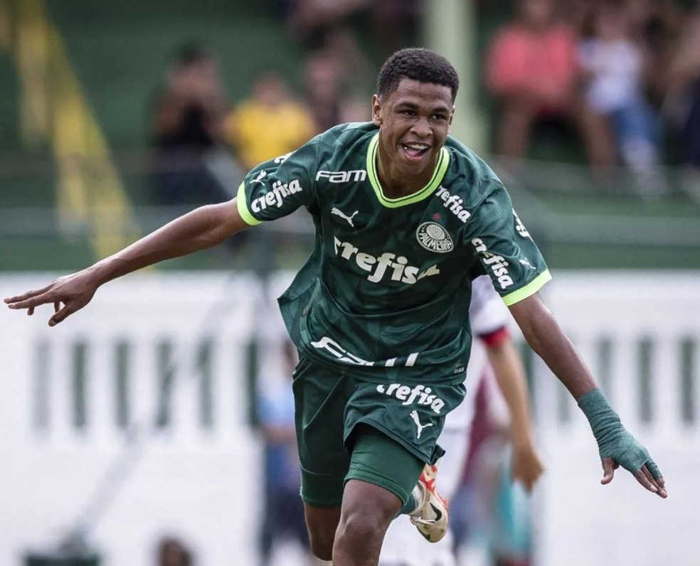 O Palmeiras segue com 100% de aproveitamento na Copinha Votorantim — Foto: João Brandino