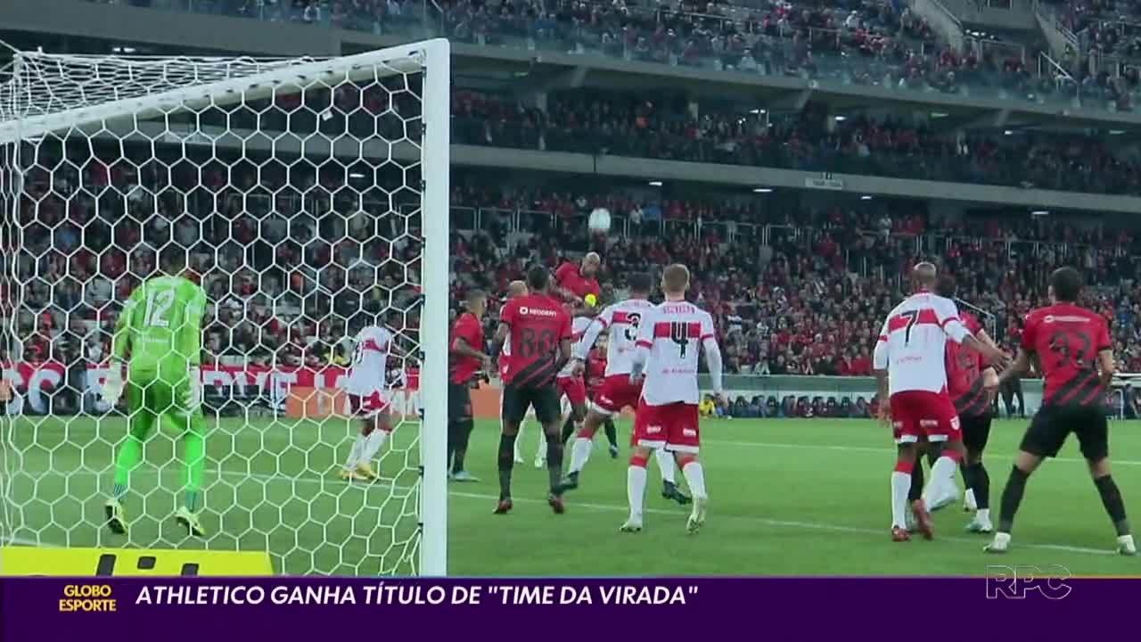 Athletico ganha fama de 'Time da Virada'