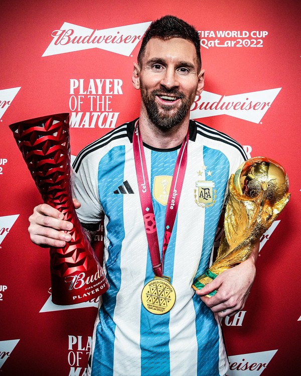 Campeão, Messi supera a quantidade de gols de Pelé em Copas do Mundo