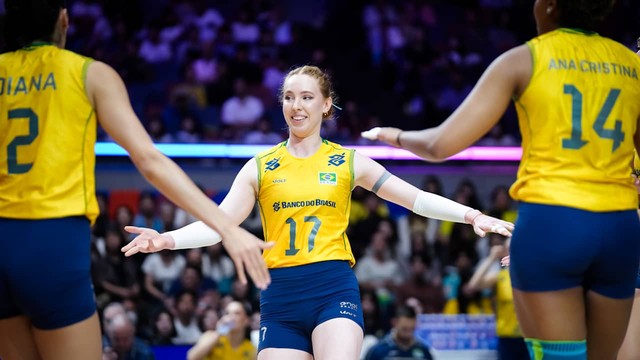 Brasil x Polônia pela Liga das Nações Feminina de Vôlei