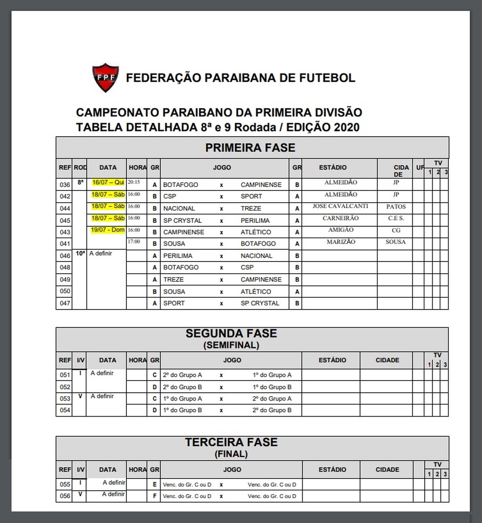 Conmebol divulga datas e jogos de retomada das eliminatórias da