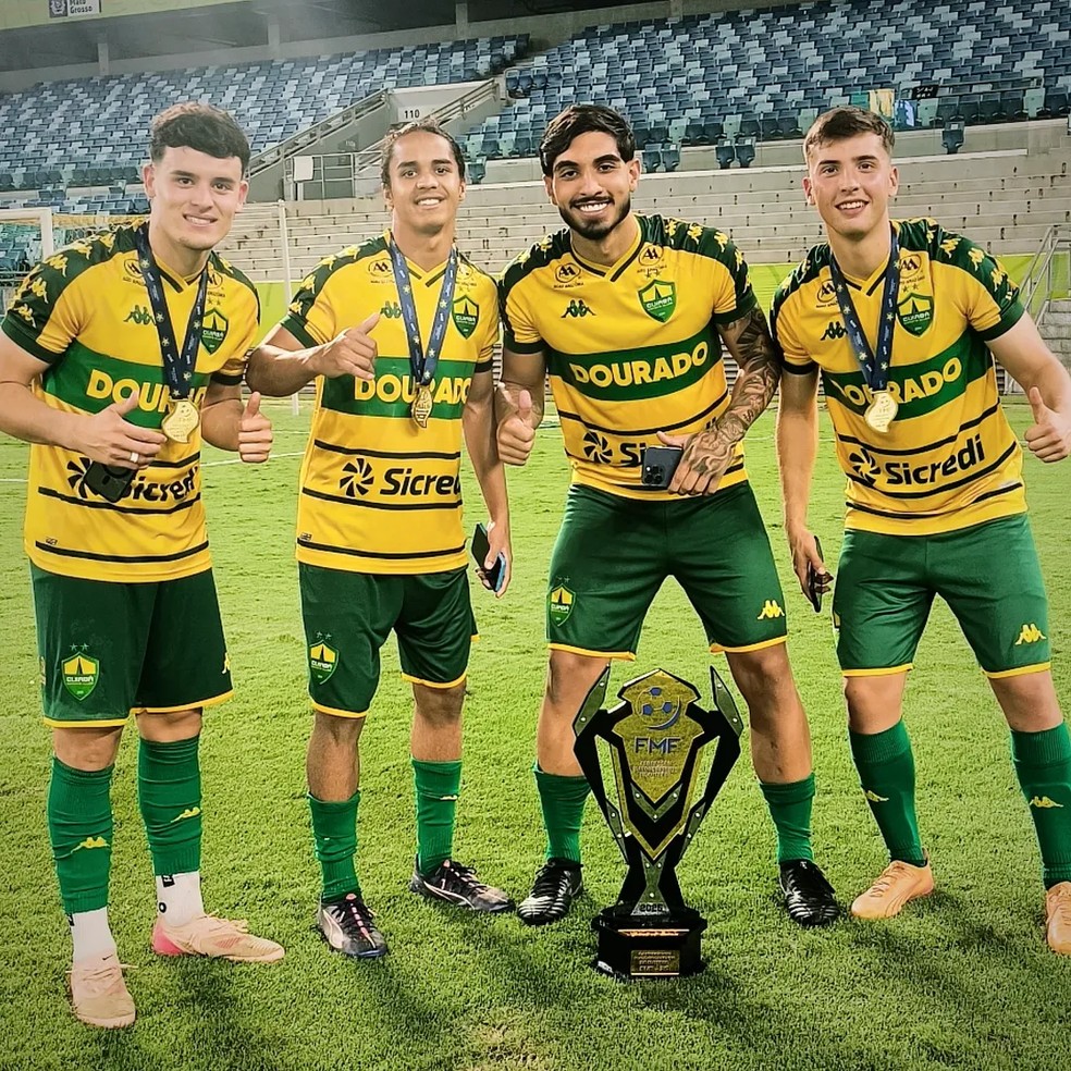 Goleadores do Cuiabá na decisão contra o Luverdense no Sub-20 — Foto: AssCom Dourado