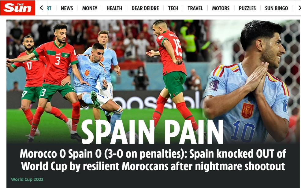 Atuações da Espanha contra Marrocos: faltou criatividade e pontaria aos  espanhóisJogada 10