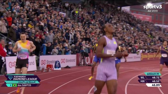 Alison dos Santos conquista ouro em Oslo e mant&eacute;m invencibilidade na temporada - Programa: ge.globo 