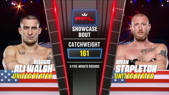 PFL 8: Biaggio Ali Walsh x Brian Stapleton - Programa: PFL Season 