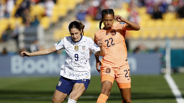 Estados Unidos x Holanda Copa do Mundo Feminina Savannah DeMelo Esmee Brugts
