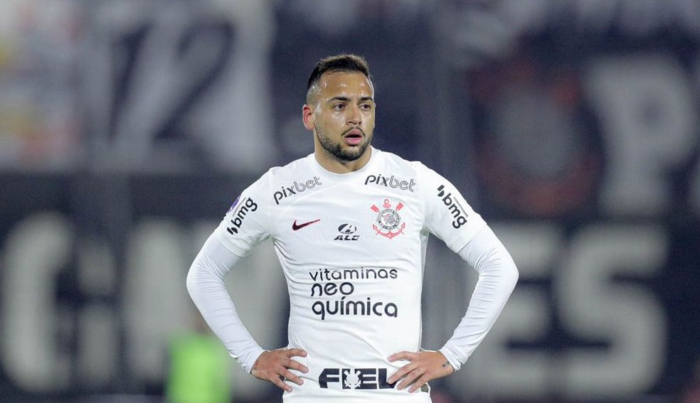 Maycon em Newell's Old Boys x Corinthians — Foto: Rodrigo Coca/Ag. Corinthians