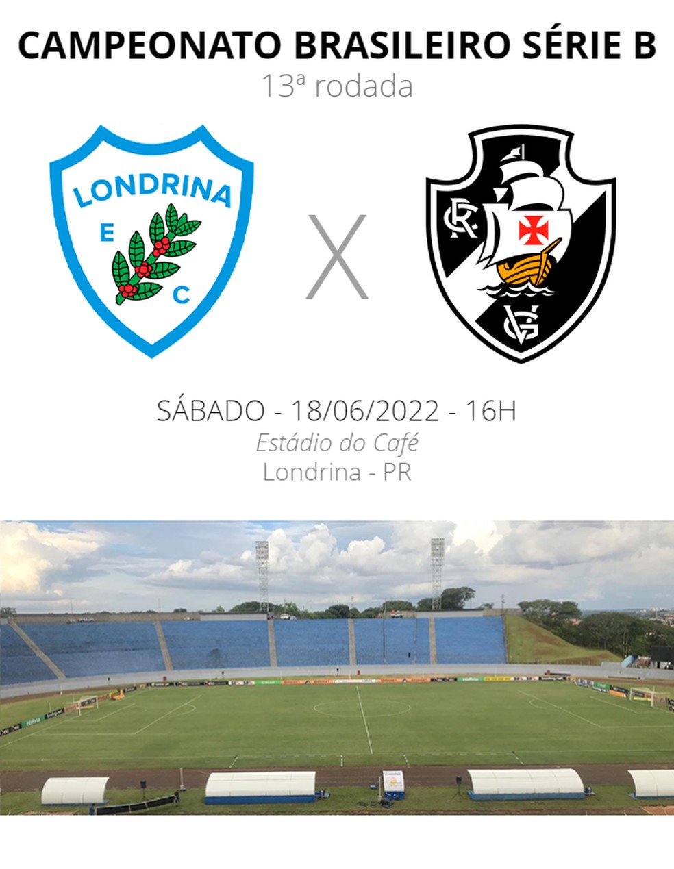 Vasco x Londrina ao vivo: onde assistir, escalação provável e horário