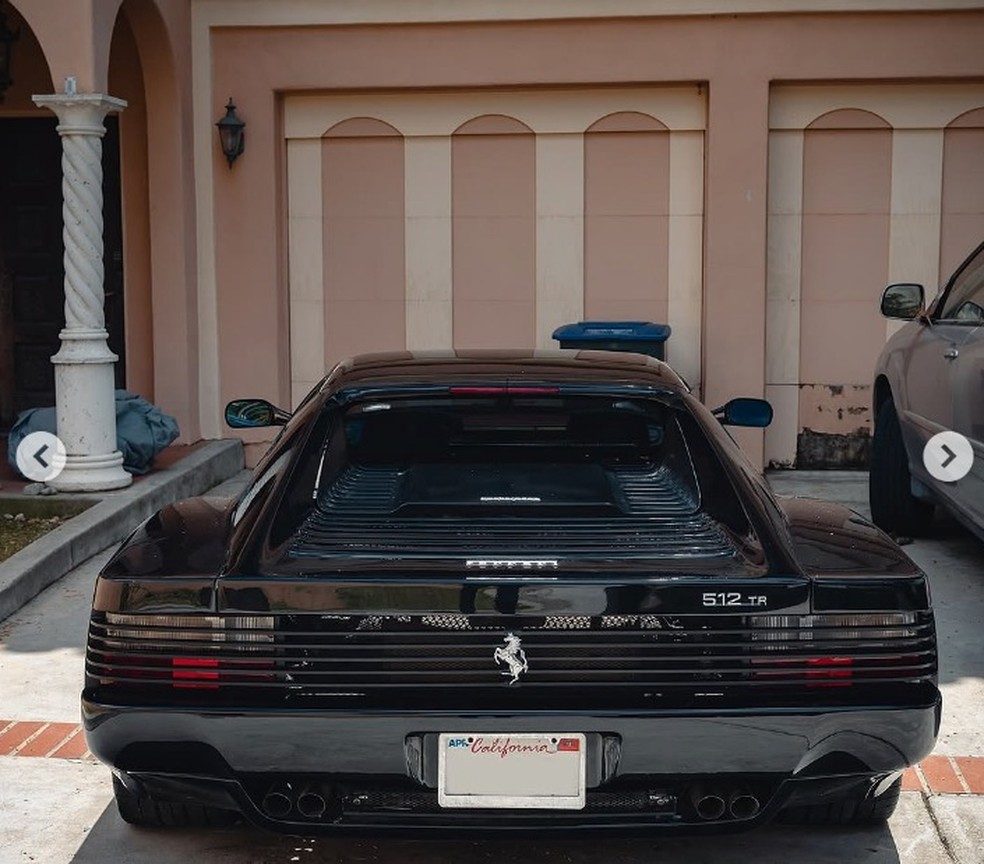 Ferrari Michael Jordan &mdash; Foto: Reprodu&ccedil;&atilde;o/Instagram
