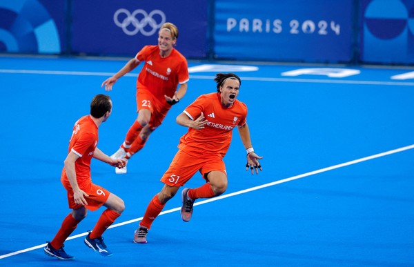 Telgenkamp, jogador da seleção da Holanda de hóquei sobre a grama — Foto: REUTERS