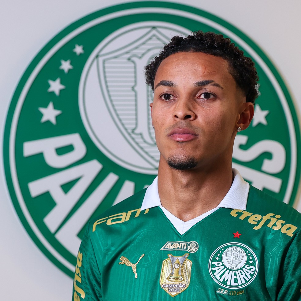 Lázaro é anunciado como reforço do Palmeiras — Foto: Divulgação