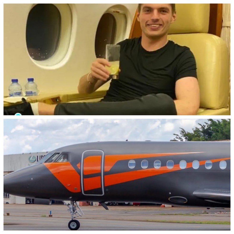 Verstappen investe R$ 262 milhões em novo jato; veja imagens — Foto: Arte Esporte