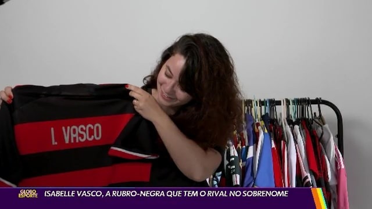 Isabelle Vasco, a rubro-negra que tem o rival no sobrenome