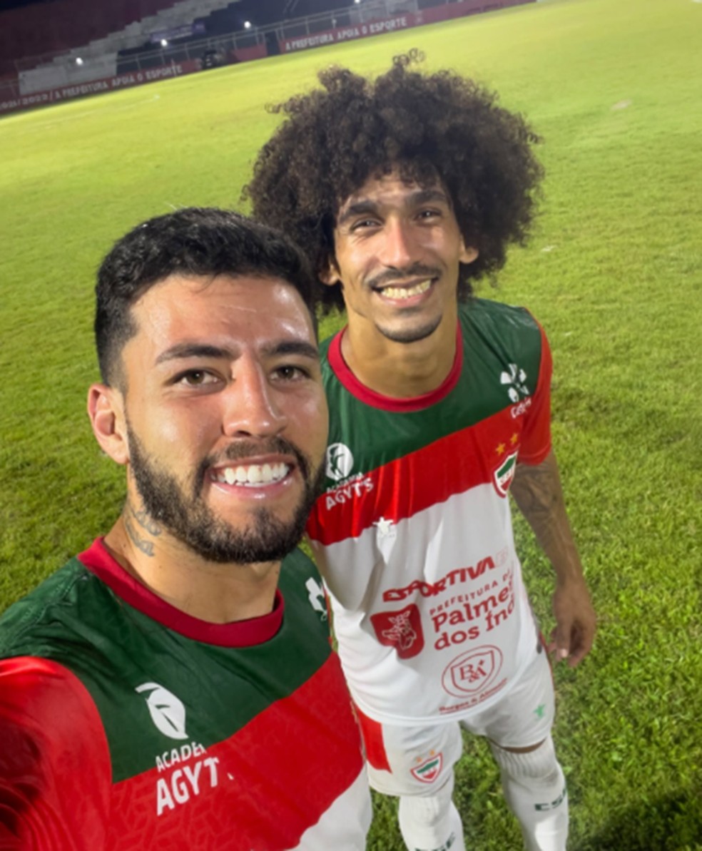 Thiago Magno e Montanha marcam para o CSE contra o Atlético-BA — Foto: ASCOM CSE