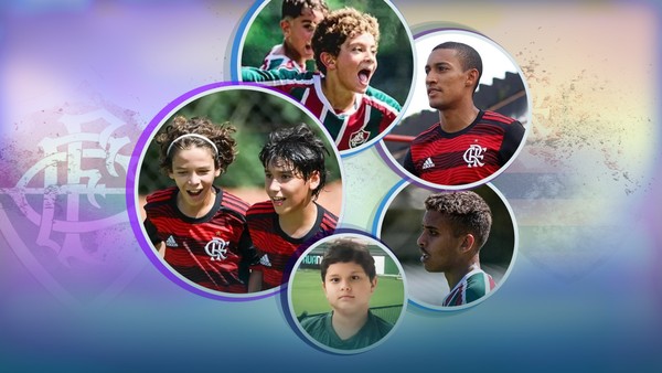 Fla-Flu kids: finalistas do Carioca, Flamengo e Fluminense contam com  filhos de jogadores na base, campeonato carioca