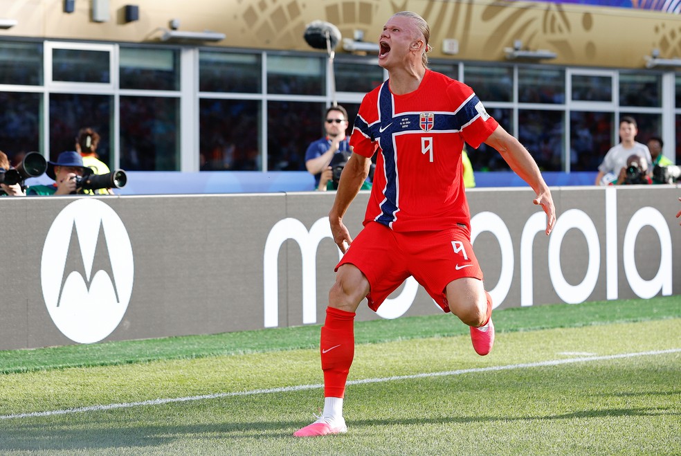 Erling Haaland em ação - Haaland - Iraque x Noruega - Copa do Mundo