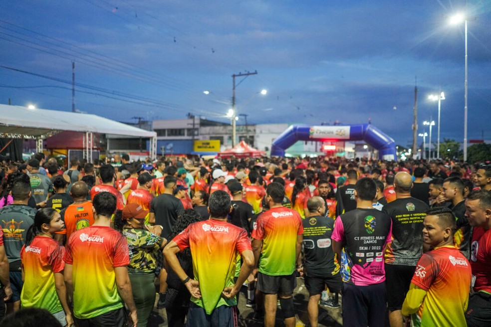 Corredores durante maratona