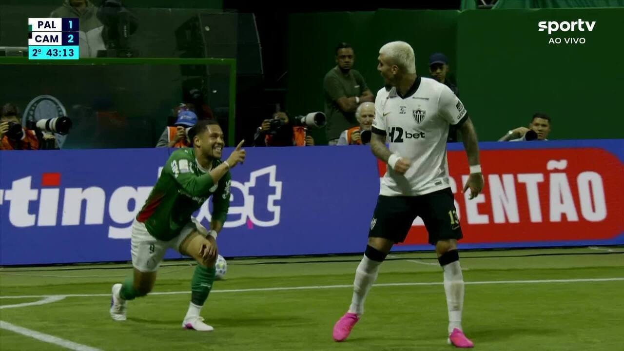 Vitor Roque x Lyanco: entenda a treta entre os jogadores de Palmeiras e Atlético-MG