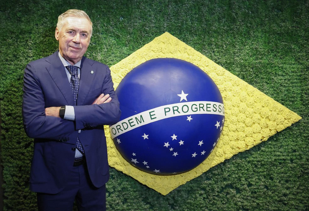 Carlo Ancelotti renova contrato com a sele��o brasileira at� 2030 � Foto: Rafael RIbeiro/CBF