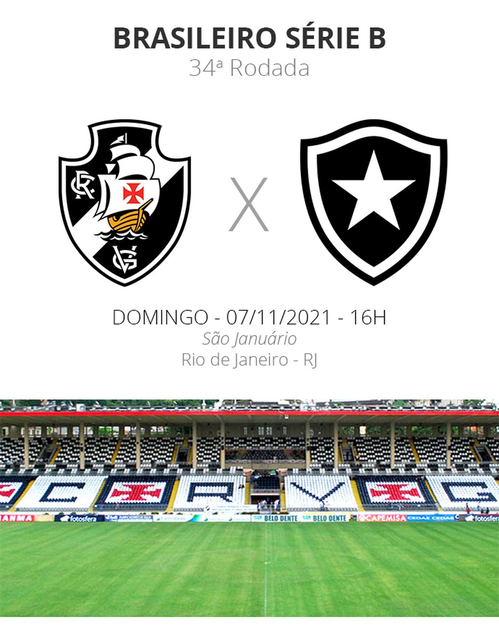 Vasco x Botafogo ao vivo: onde assistir ao jogo do Brasileirão online