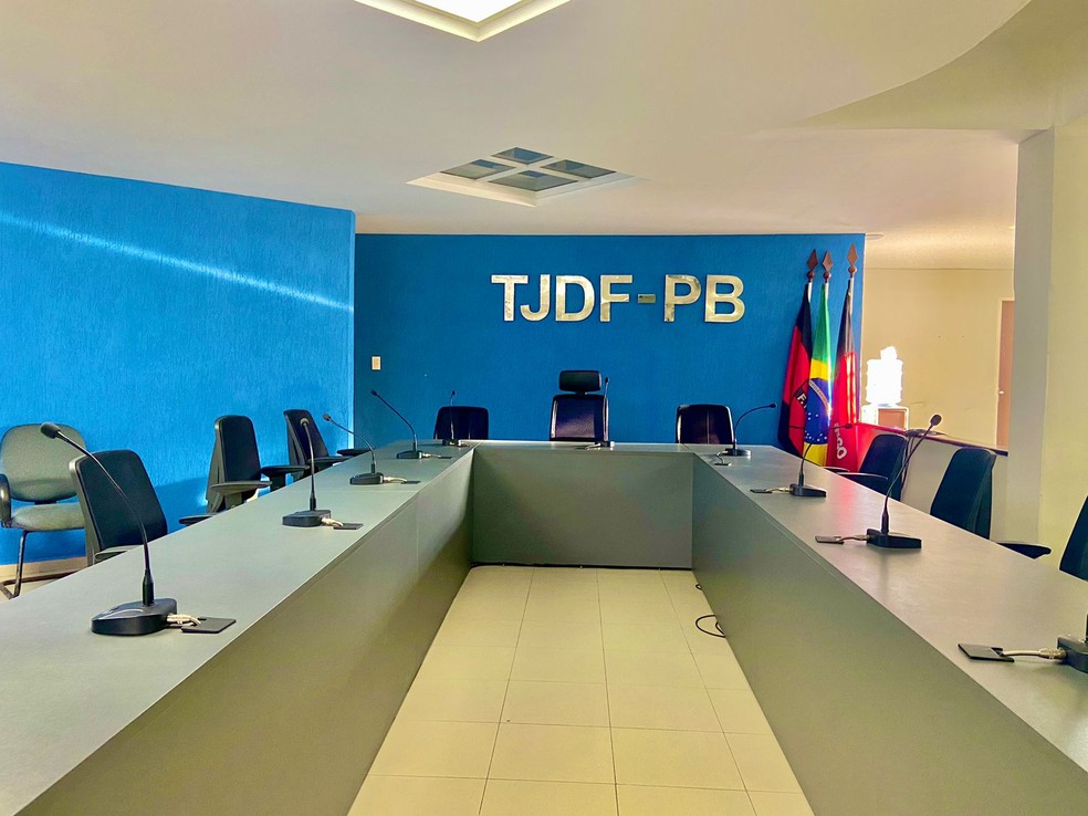 Sala do Tribunal de Justi�a Desportiva de Futebol da Para�ba (TJDF-PB) � Foto: Wellington Faustino / FPF-PB